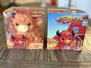 PPNC Highland Cow Squishy Viral Sensory Squeeze Fidget Toy New